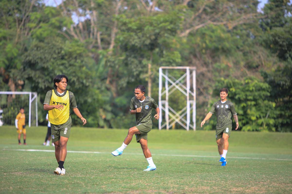 Kegiatan latihan Sumsel United (Dok. Media Officer)