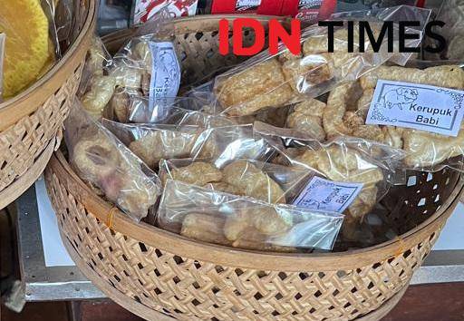 Potret kerupuk babi