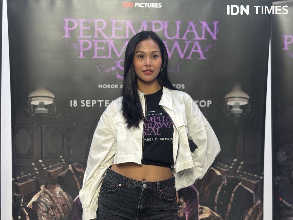 Aurra Kharisma, cast film Perempuan Pembawa Sial pada Rabu (20/8/2025)