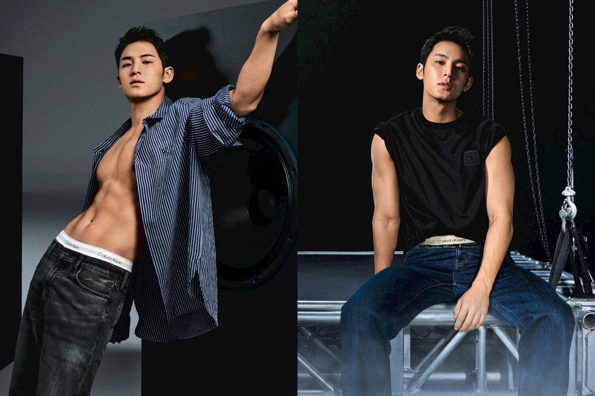 potret Mingyu SEVENTEEN di campaign Calvin Klein Fall 2025 (x.com/CalvinKlein)