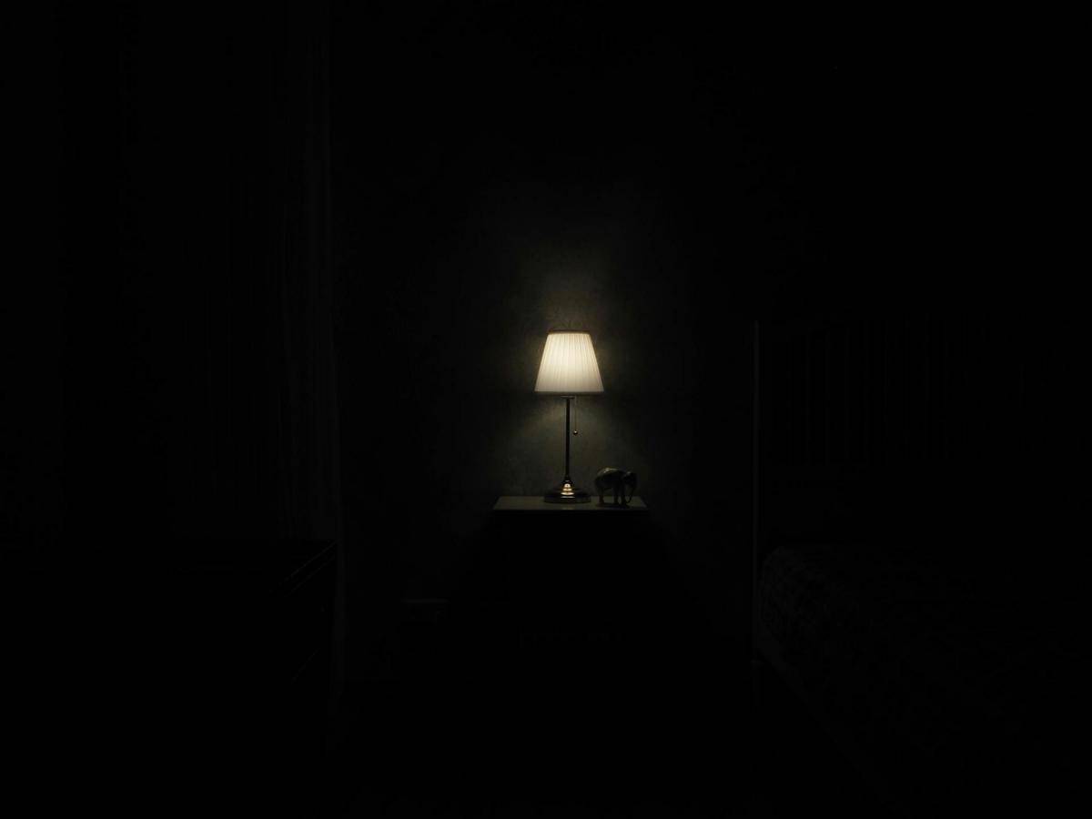 ilustrasi lampu tidur 