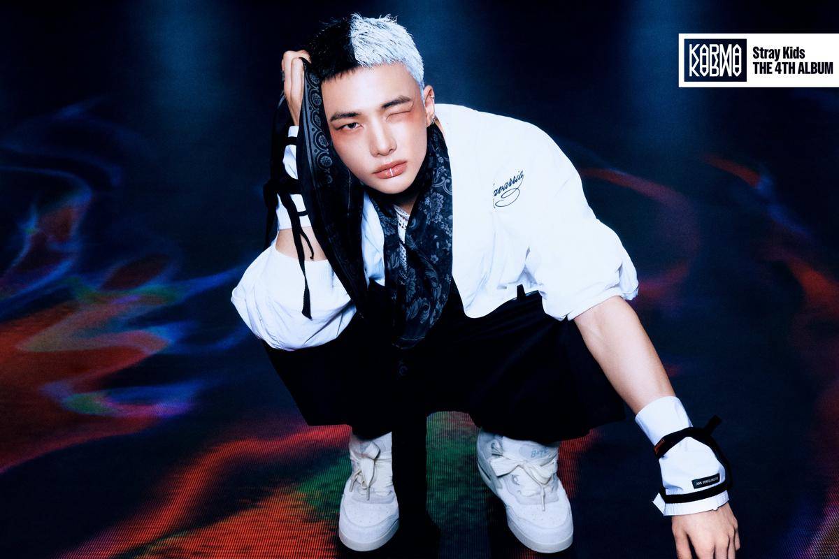 potret Hyunjin Stray Kids di full album KARMA (x.com/Stray_Kids)