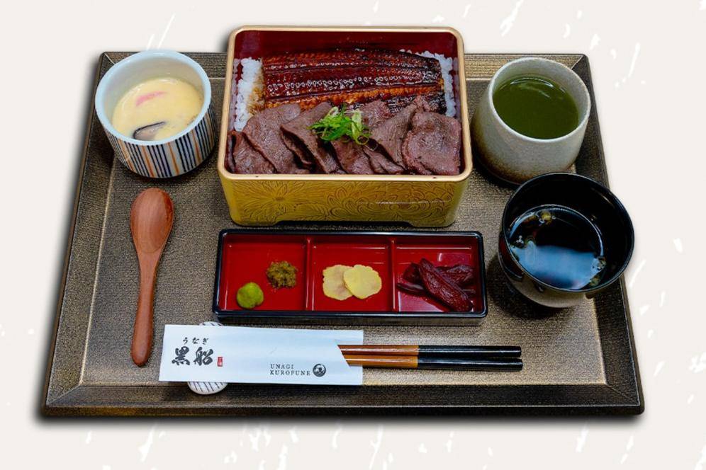 salah satu menu di Unagi Kurofune Jakarta