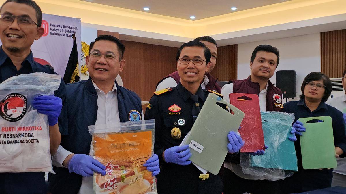 Upaya penyelundupan narkotika dicetak berbentuk talenan di Bandara Soetta (IDN Times/Maya Aulia Aprilianti)
