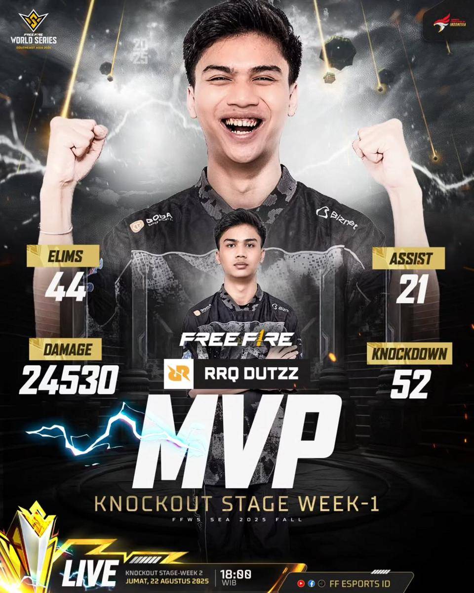 MVP Knockout Stage Week 1 FFWS SEA 2025 Fall 