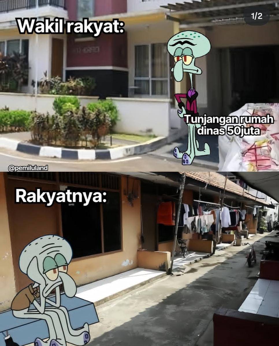 meme gaji wakil rakyat