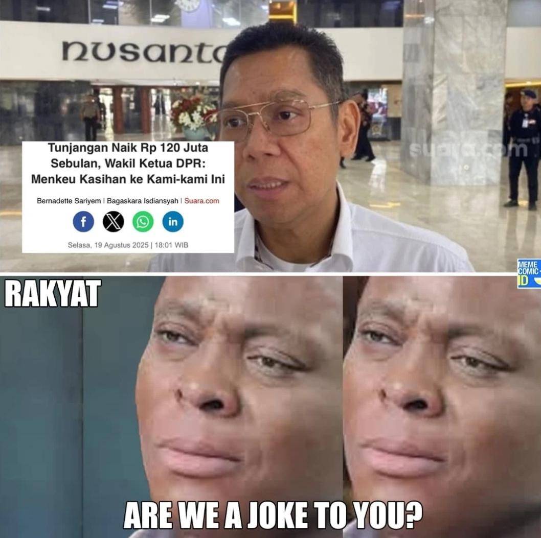 meme gaji wakil rakyat