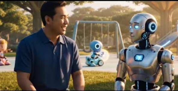 Ilustrasi penggunaan teknologi AI dalam produksi film.
