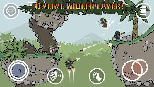 gameplay Mini Militia – Doodle Army 2