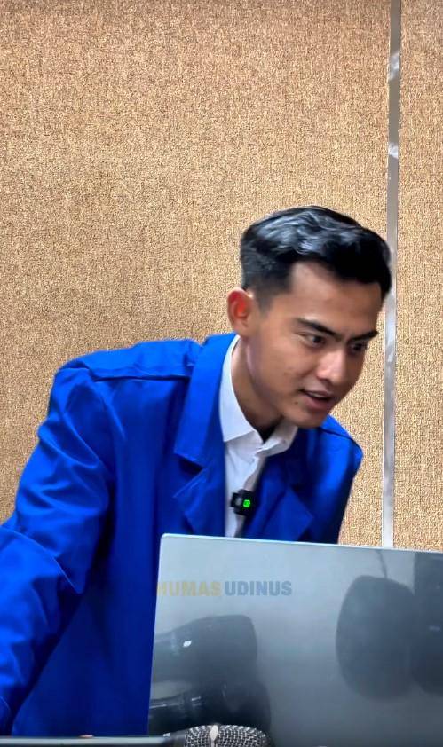 Pratama Arhan ujian proposal skripsi (instagram.com/udinusofficial)