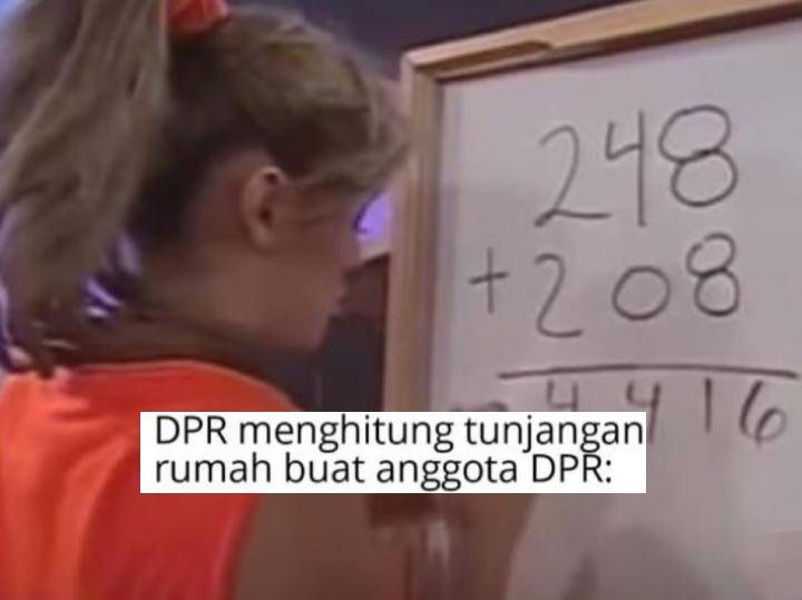 meme gaji DPR