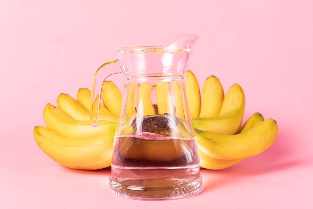 Ilustrasi pisang dan minyak zaitun (freepik.com/freepik)