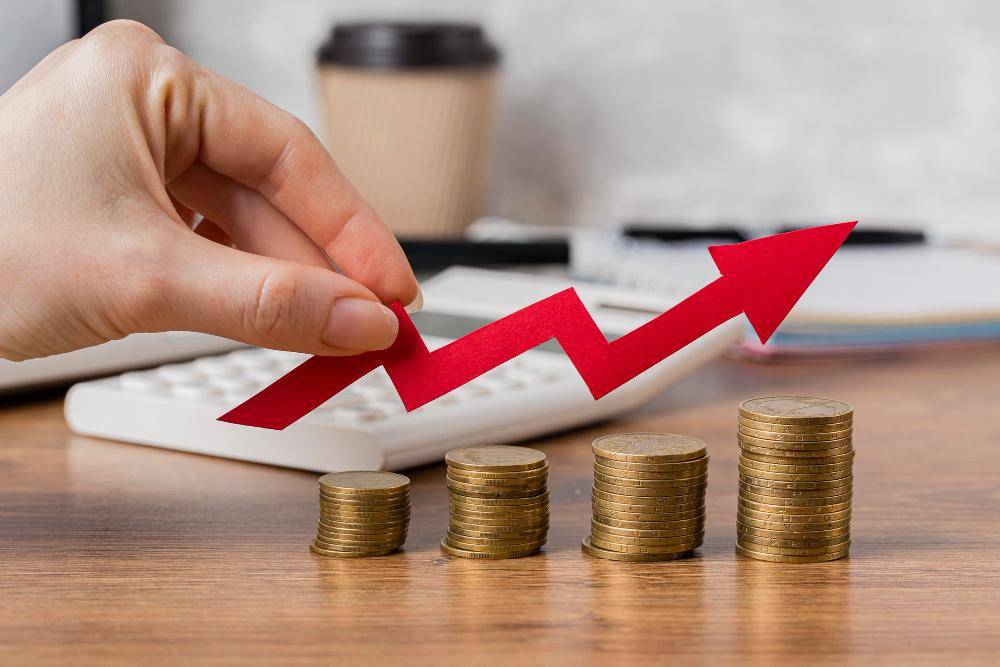 ilustrasi income meningkat 