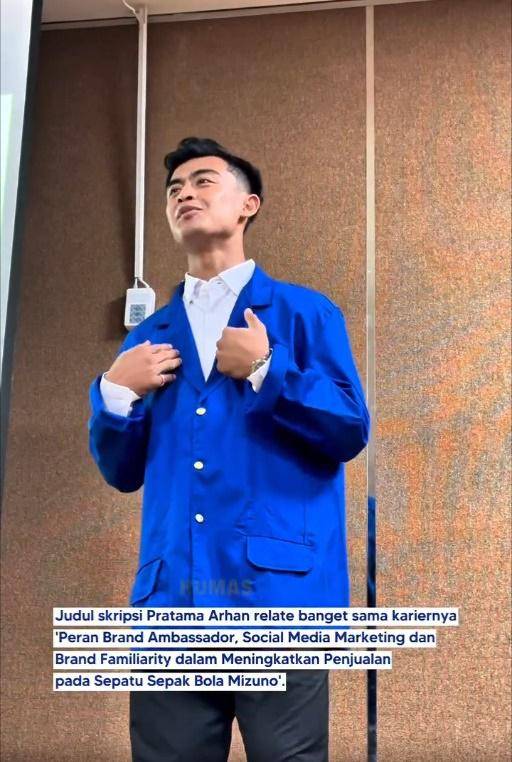 Pratama Arhan ujian proposal skripsi (instagram.com/udinusofficial)