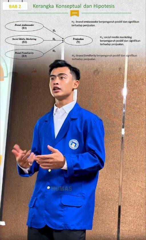 Pratama Arhan ujian proposal skripsi (instagram.com/udinusofficial)