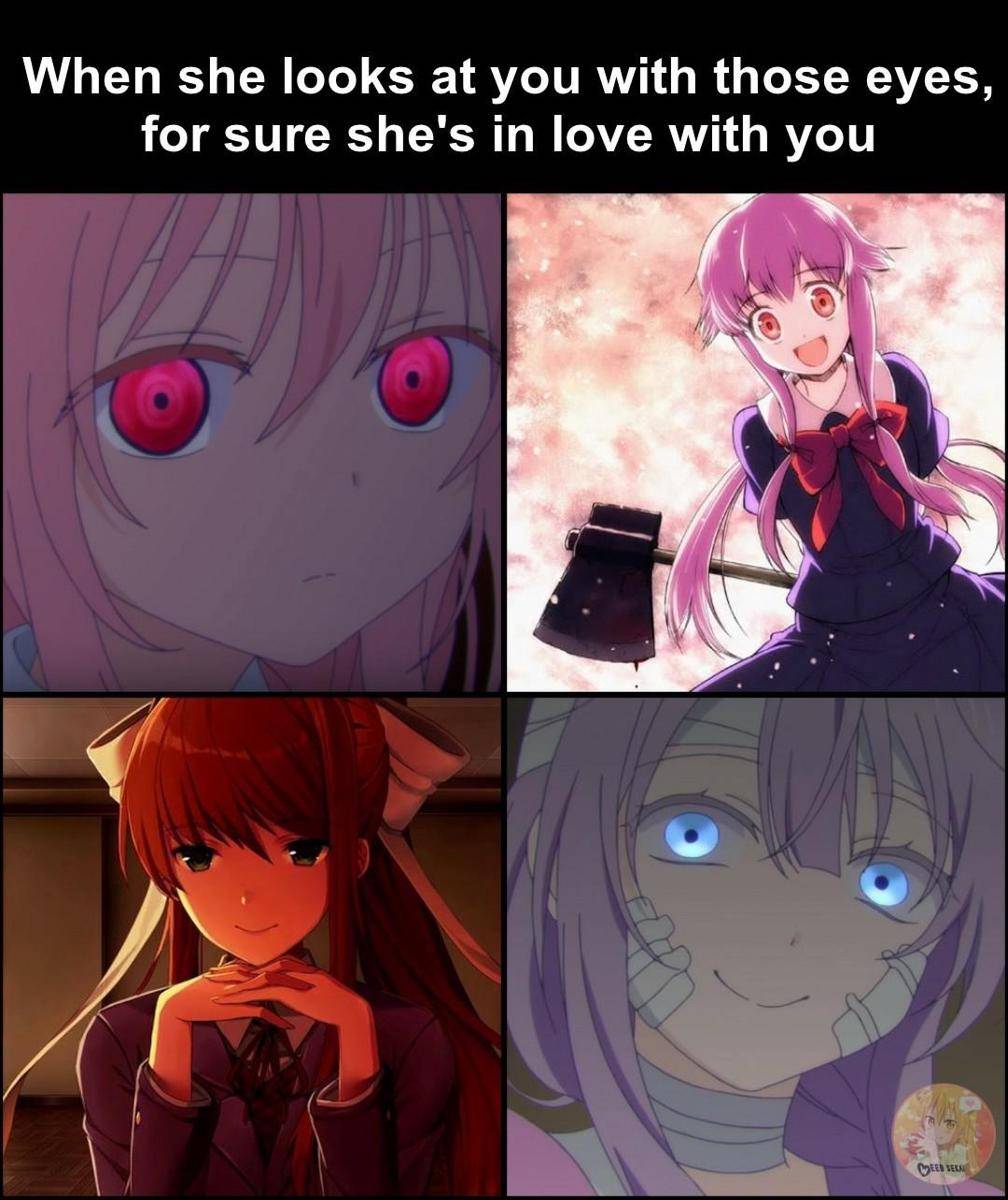 meme mata karakter anime