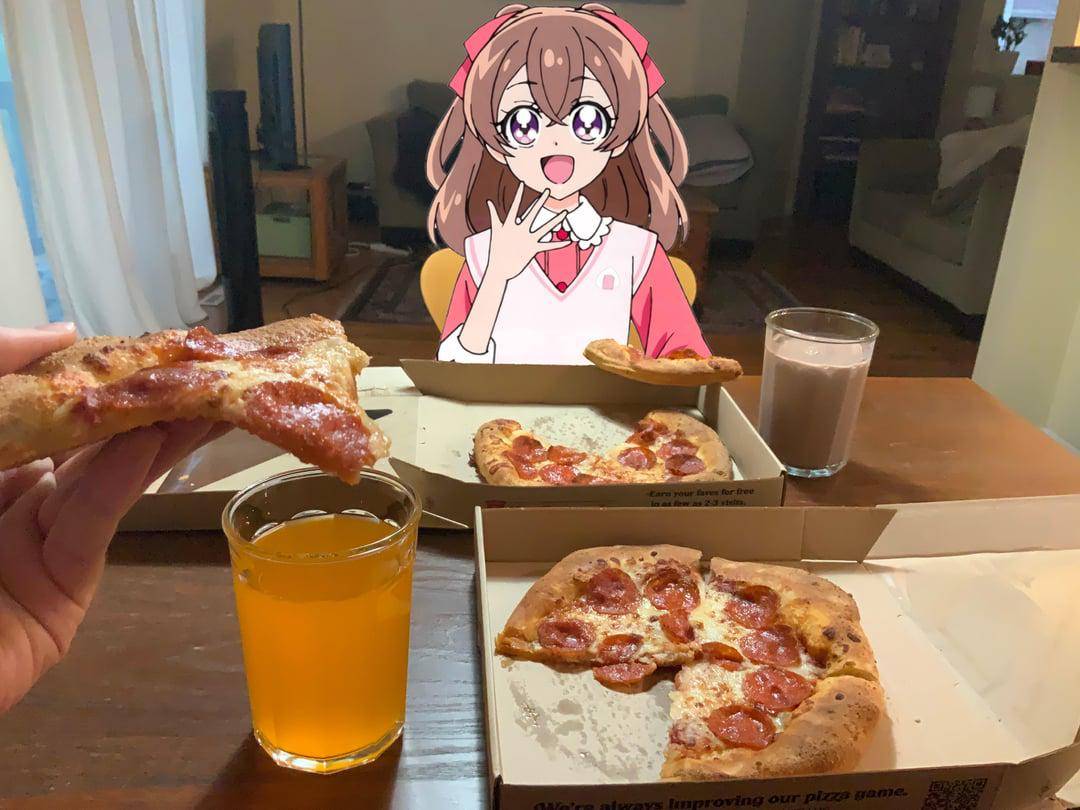 meme anime tentang makan malam