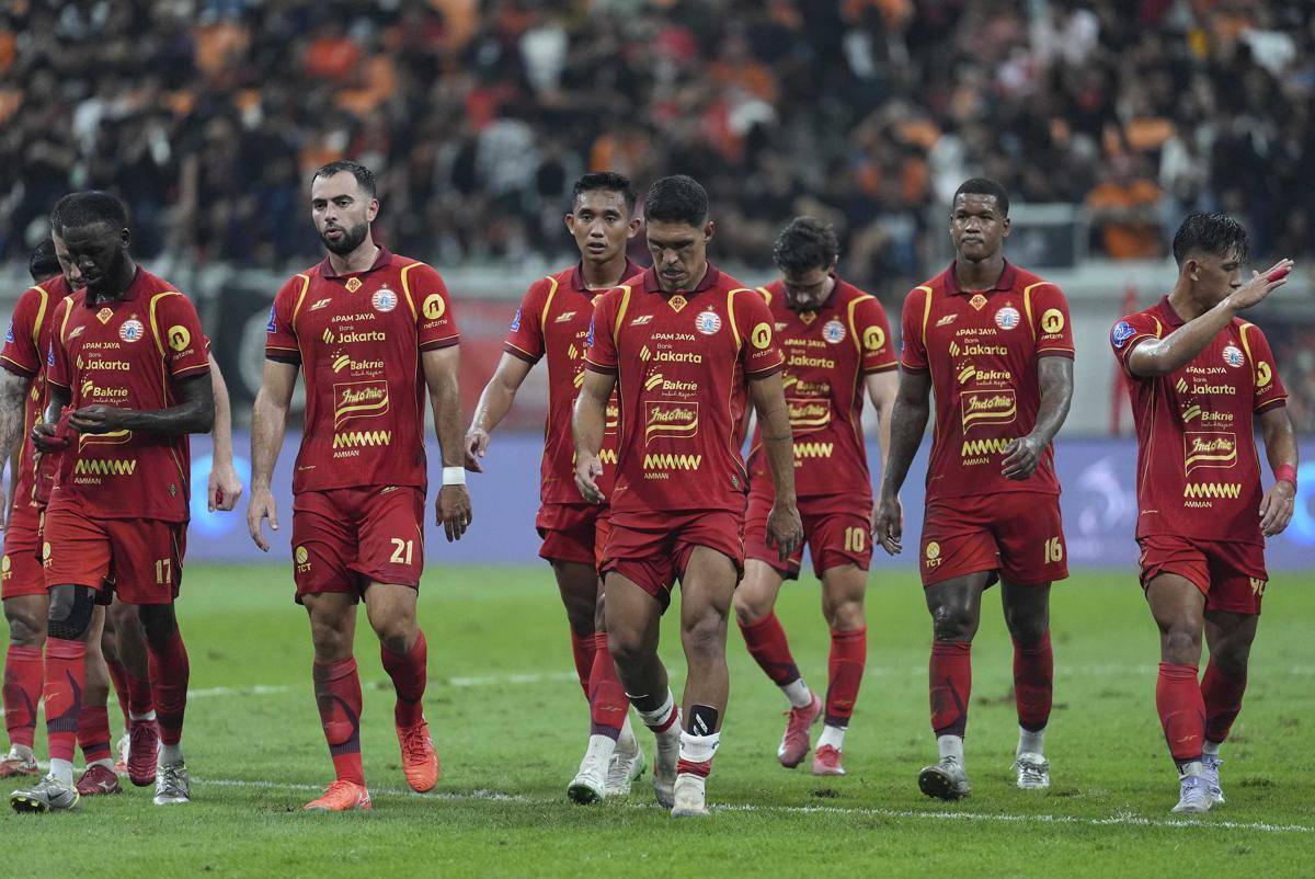 para pemain persija saat bertanding di liga indonesia (persija.id)