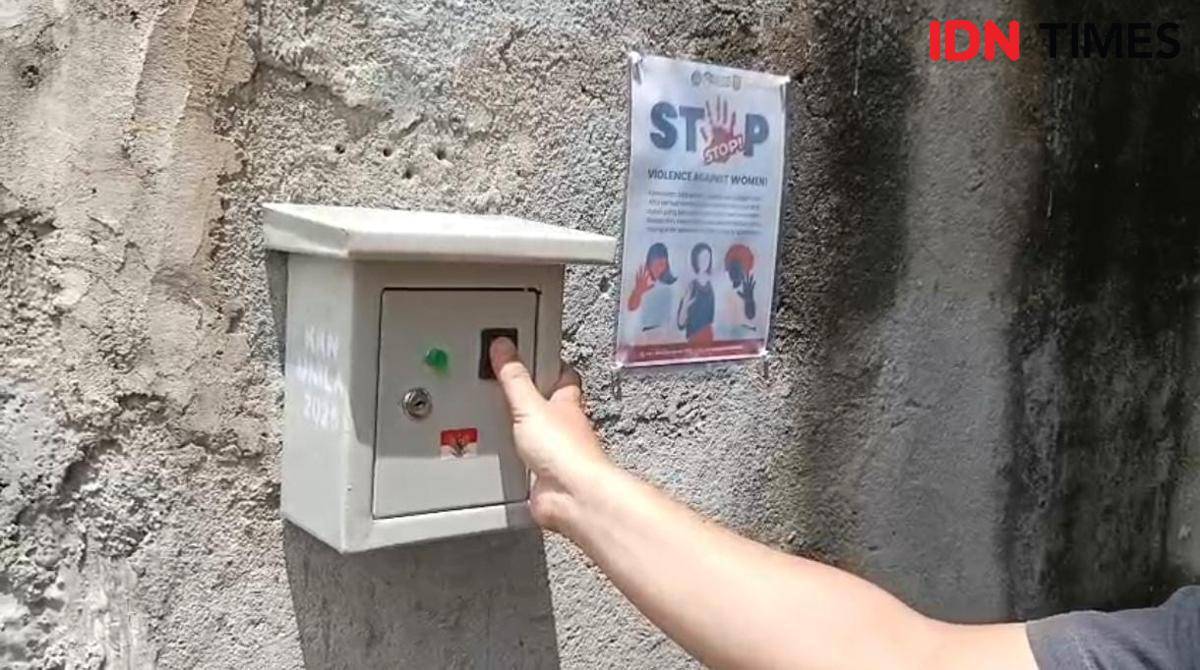 Finger print untuk portal warga di Bandar Lampung. (IDN Times/Muhaimin)