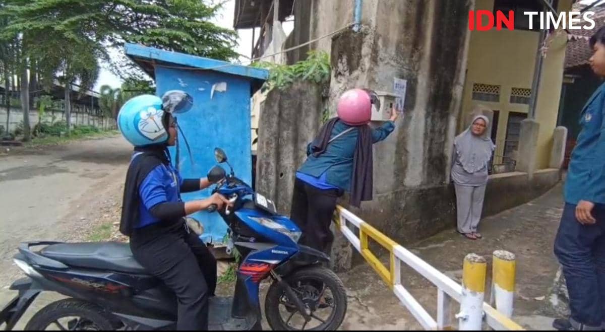 Finger print untuk portal warga di Bandar Lampung. (IDN Times/Muhaimin)