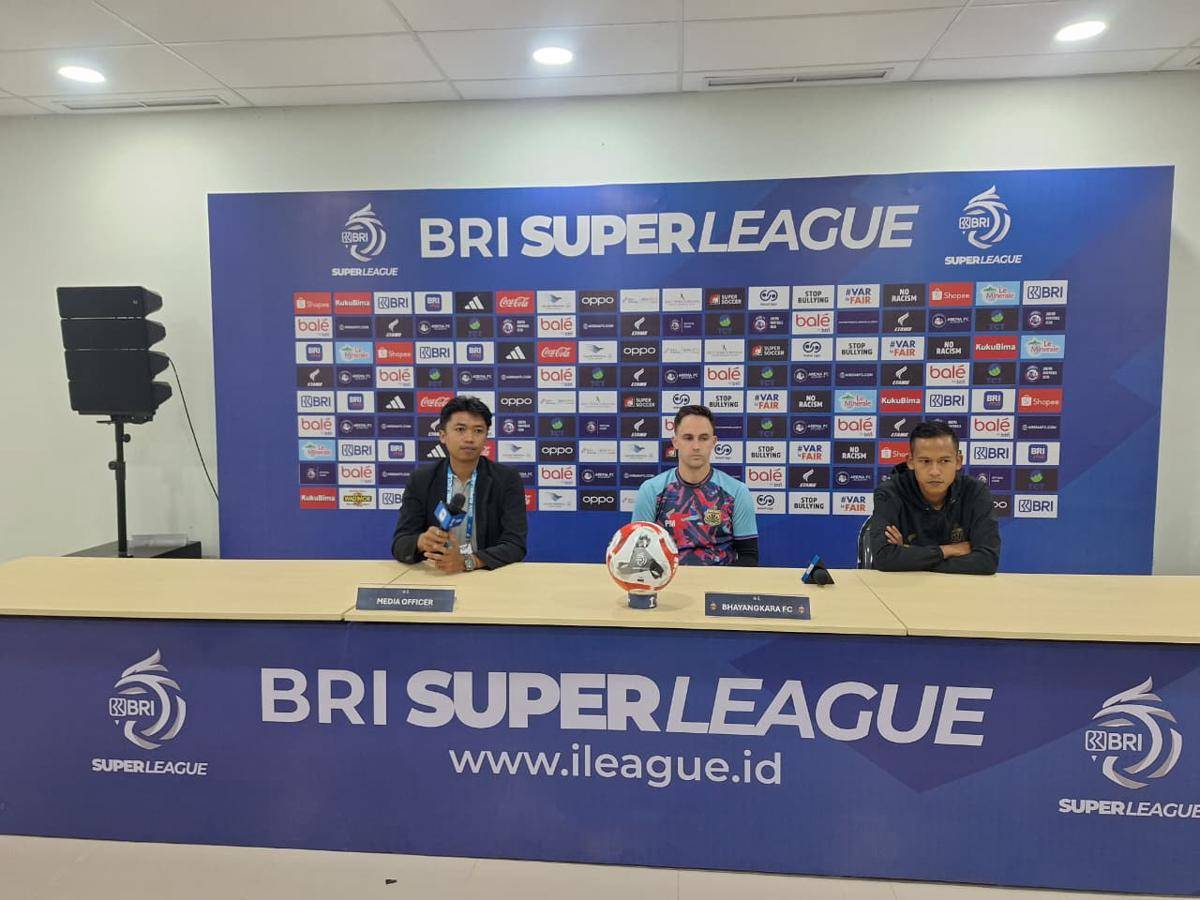 Konprensi pers jelang Bhayangkara Presisi Lampung FC vs Arema FC. (IDN Times/Bhayangkara FC)
