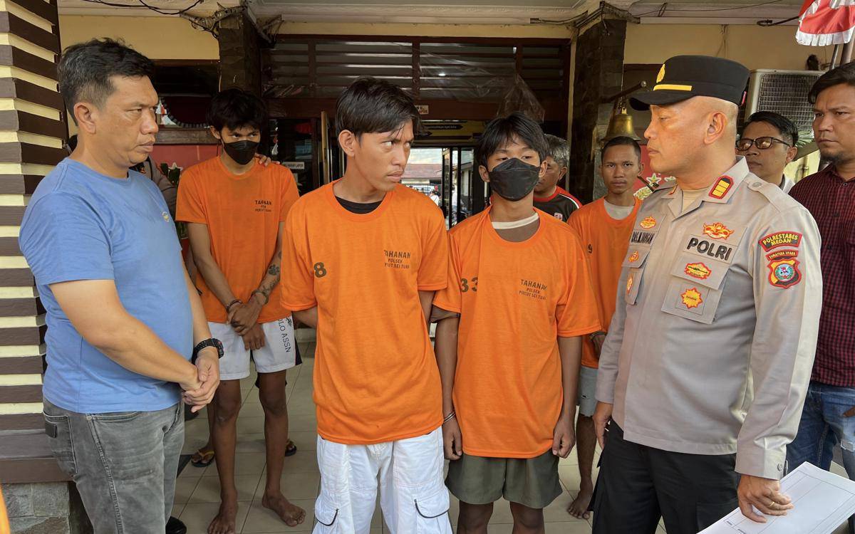 Pelaku perampokan di Percut Seituan (IDN Times/Eko Agus Herianto)