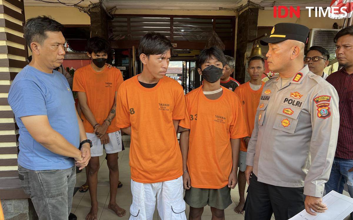 Pelaku perampokan di Percut Seituan (IDN Times/Eko Agus Herianto)