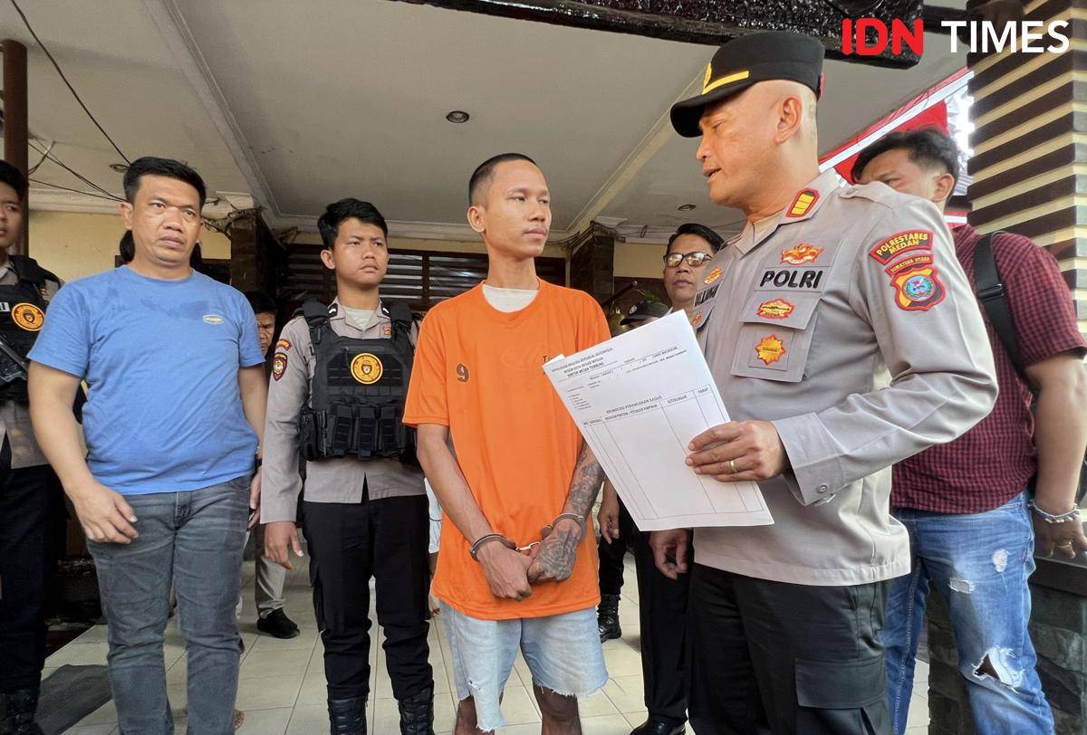 Pelaku yang merampok remaja sedang lari pagi (IDN Times/Eko Agus Herianto)