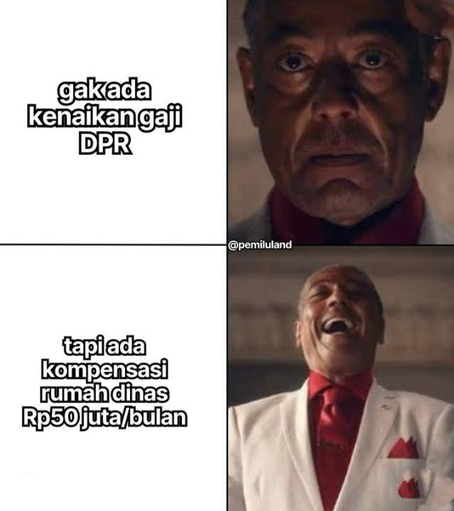 meme gaji DPR