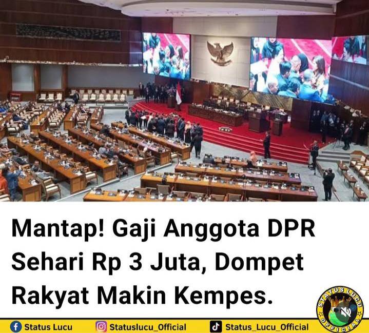 meme gaji DPR