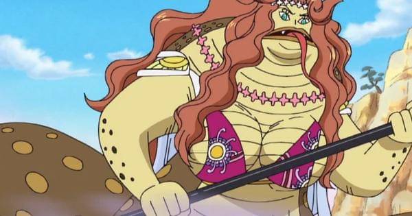 Marigold dalam wujud Zoan - One Piece