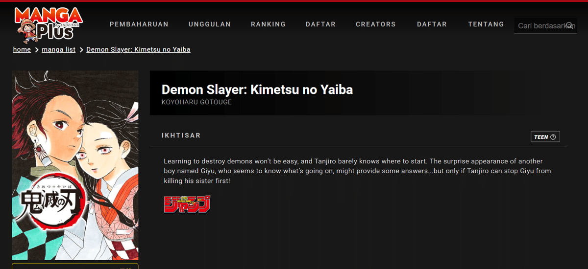 MANGA Plus by Shueisha 