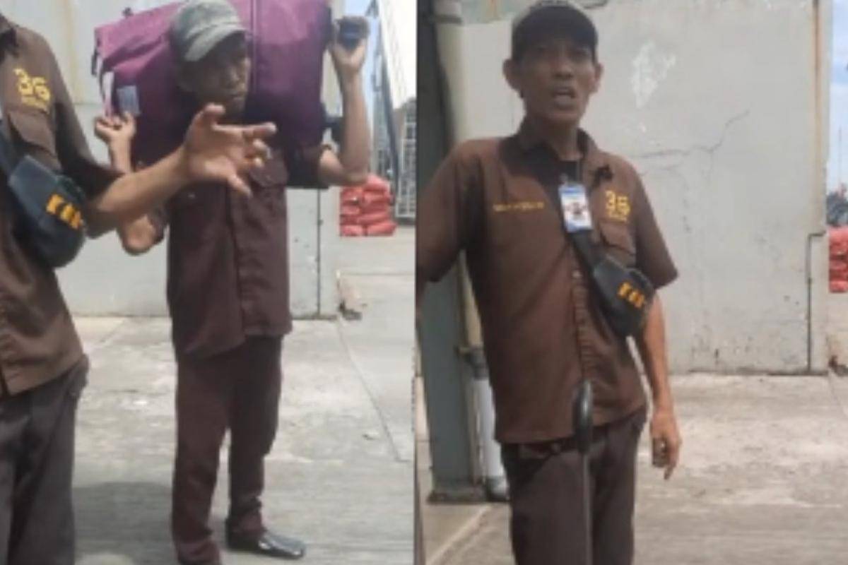 Tangkapan layar video viral warga Jeneponto tertipu buruh kapal calo tiket di Pelabuhan Makassar. (Dok. Istimewa)