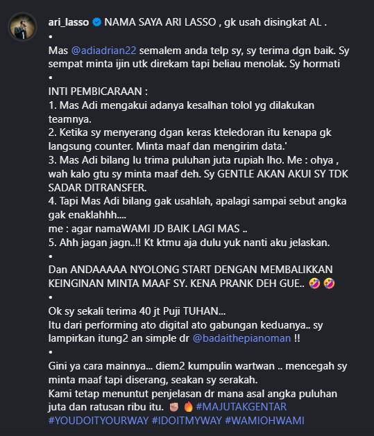 unggahan Ari Lasso