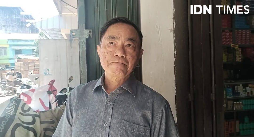 Susanto, salah satu pedagang