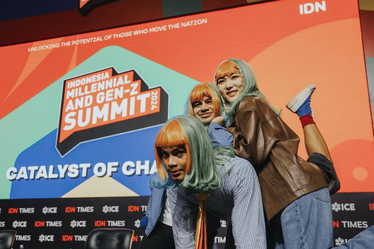 Keseruan panggung Indonesia Millennial & Gen-Z Summit 2024 tahun lalu .jpg