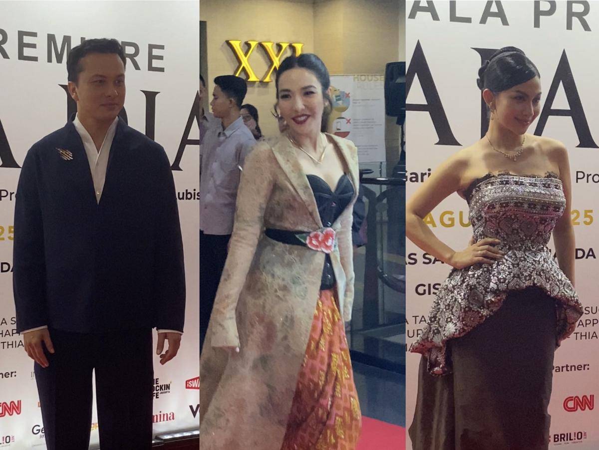 potret pemain di red carpet gala premier film Siapa Dia