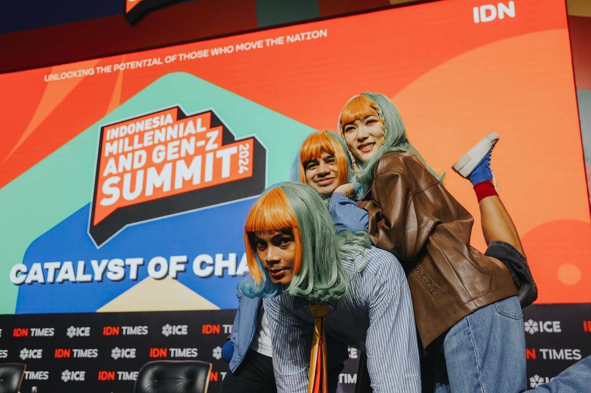 Keseruan panggung Indonesia Millennial & Gen-Z Summit 2024 tahun lalu .jpg