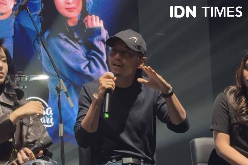 Fiersa Besari sebagai salah satu pengisi konser Peterpan The Journey Continues pada Kamis (21/8/2025)