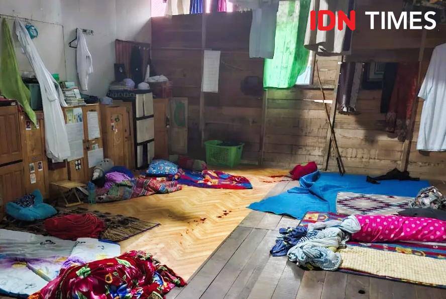 Kamar asrama nomor 4 lokasi kejadian pembunuhan. (Dok/istimewa)