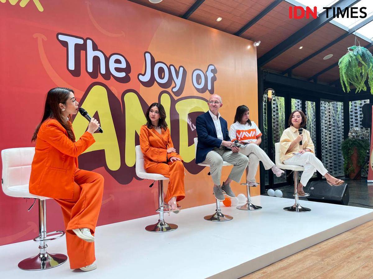 Potret Press Launching YAVA-The Joy of AND, Bale Nusa, Jakarta Selatan (IDN Times/Dhiya Awlia Azzahra))