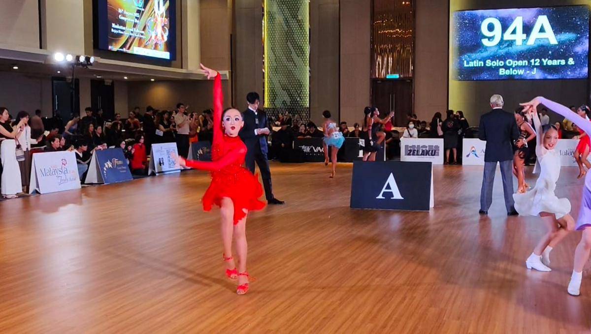 Atlet Cilik Dancesport Indonesia, Angelaida Agil Maharanny. (Dok. Istimewa)