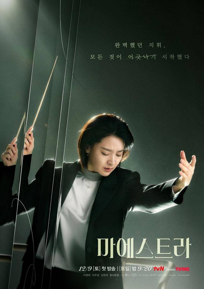 poster drama Maestra: Strings of Truth (dok. tvN/Maestra: Strings of Truth)