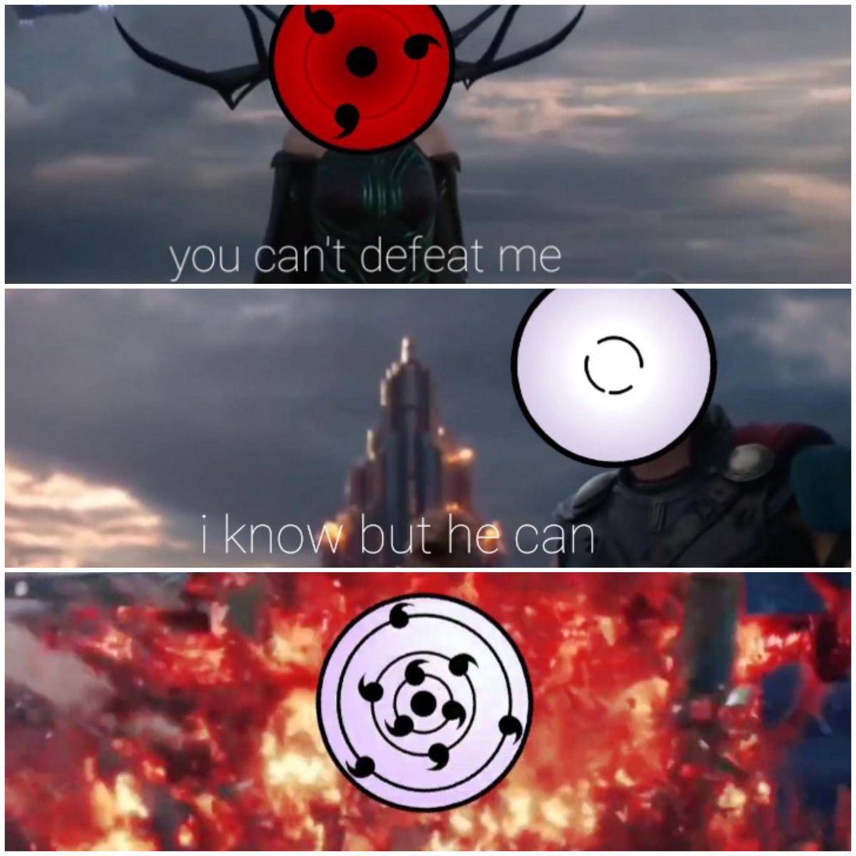 meme mata dalam anime Naruto