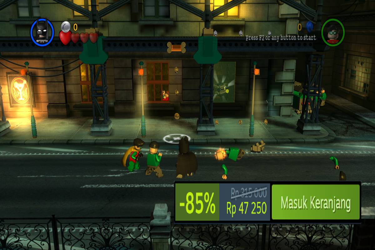 cuplikan gameplay LEGO Batman pertama