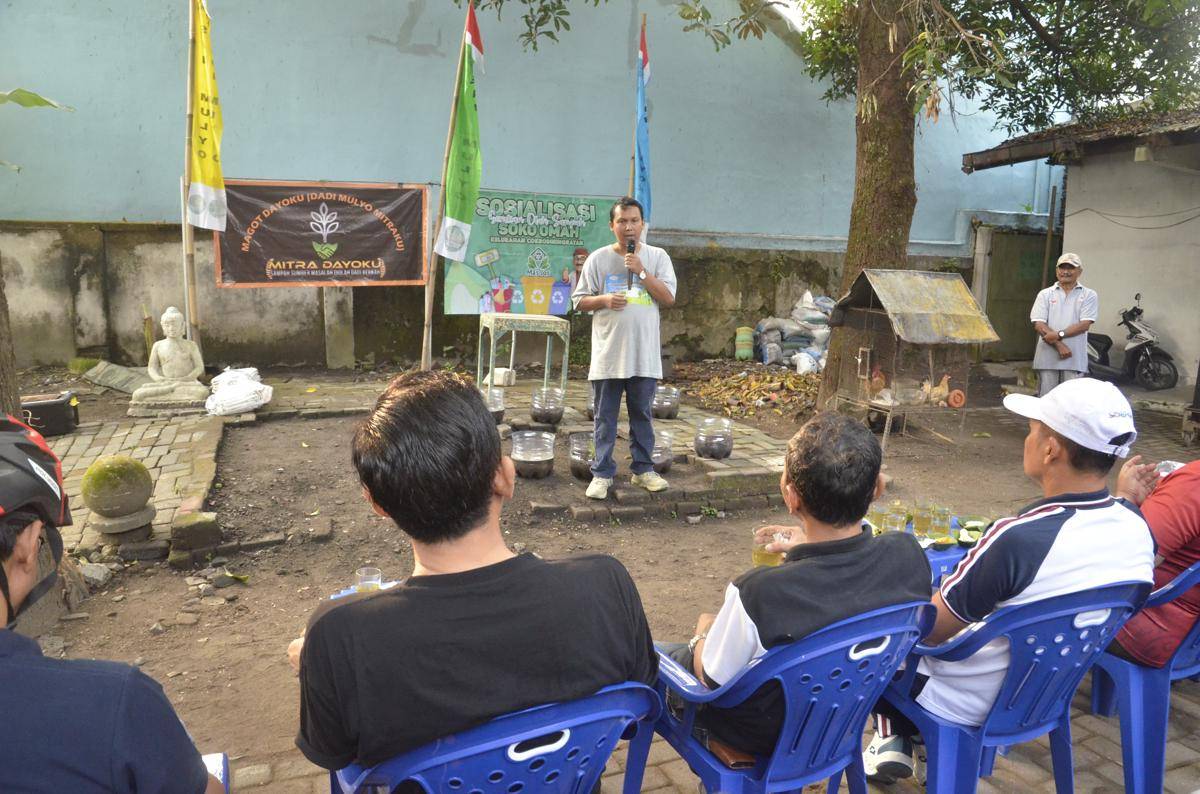 Warga Kota Jogja Ubah Sampah Rumah Tangga Jadi Tabungan Maggot