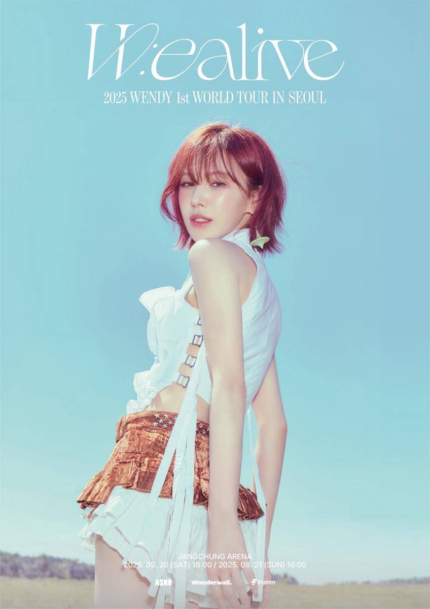 poster tur dunia Wendy Red Velvet W:EALIVE 2025-2025 (x.com/WENDY_offcl)