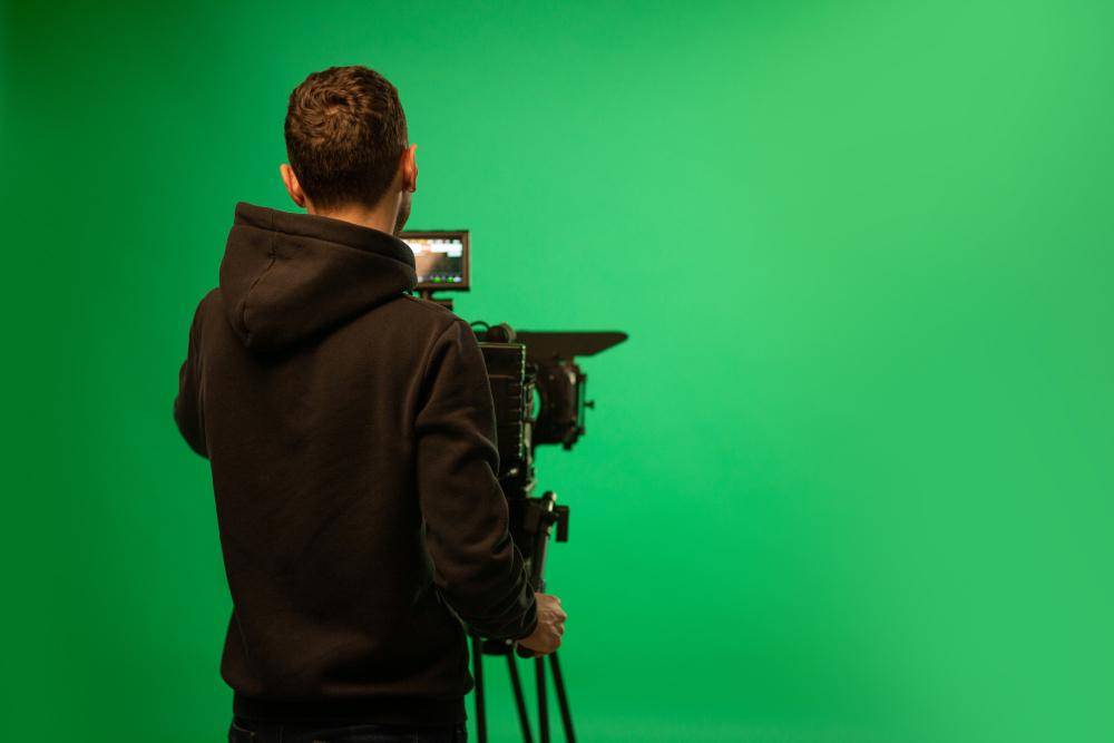ilustrasi green screen