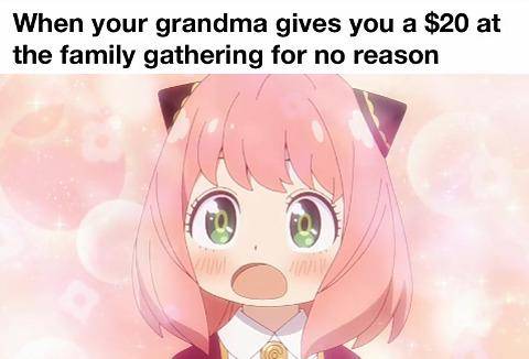 meme anime tentang nenek