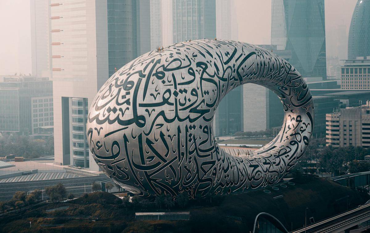 Museum Masa Depan (Museum of the Future) yang terletak di Dubai, Uni Emirat Arab. (Unsplash/Ahmed Aldaie)